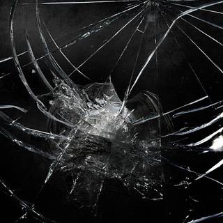Cracked glass wallpaper