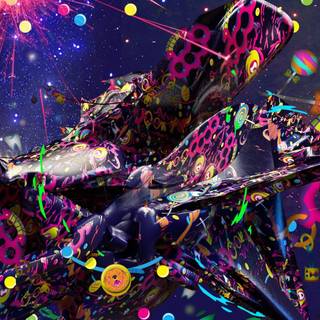 Psychedelic art HD wallpaper