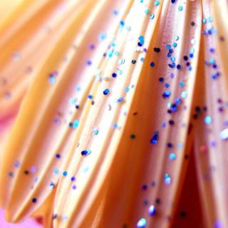 Glitter flower wallpaper