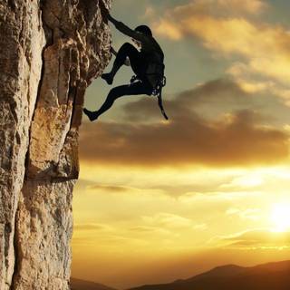 Rock climbing wallpaper
