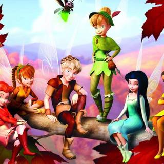 Peter Pan and friends wallpaper