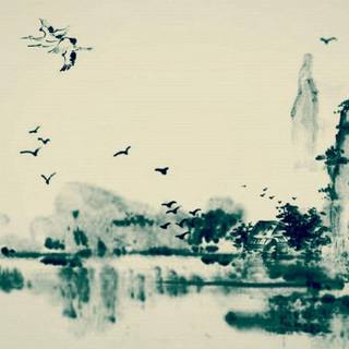 Chinese art wallpaper