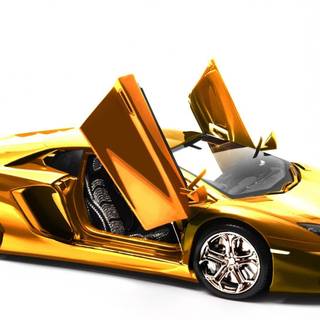 Gold cars wallpaper