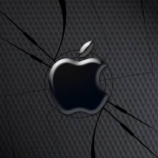 Apple black wallpaper
