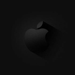 Apple black wallpaper