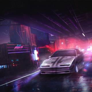 Neon cars wallpaper