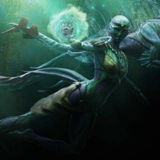 Water monster wallpaper