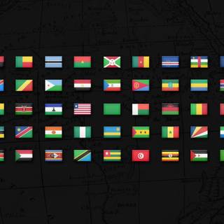 African flags wallpaper