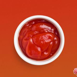 Ketchup bottle wallpaper