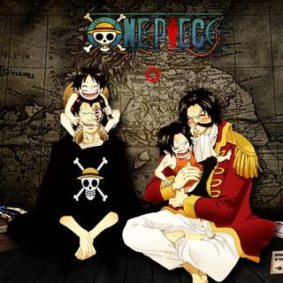 One Piece Luffy and Ace wallpaper