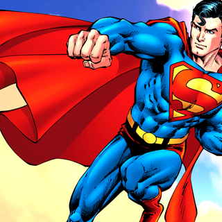 Superman cartoon wallpaper