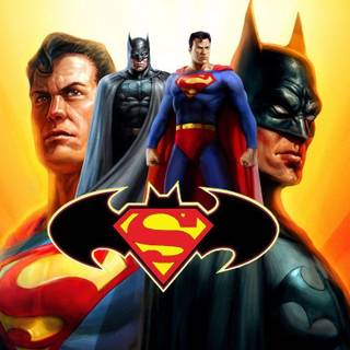 Superman cartoon wallpaper