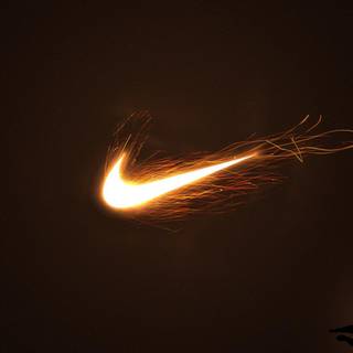 Golden Nike wallpaper