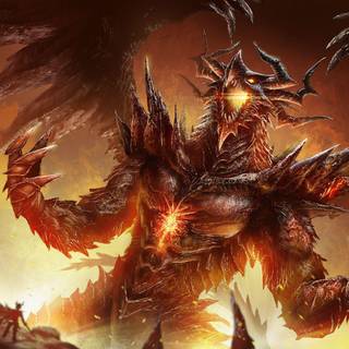 Dragon fire wallpaper