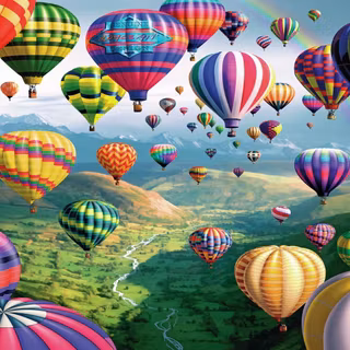 Hot air balloons wallpaper