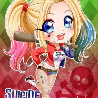 Chibi Harley Quinn wallpaper