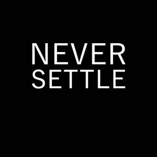 Never Settle wallpaper