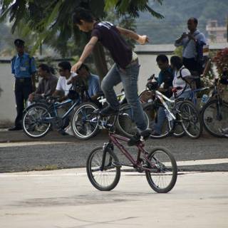 Keep calm and ride BMX wallpaper