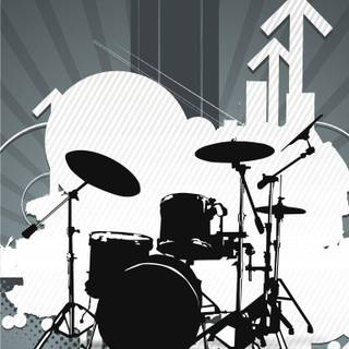 Drum kit wallpaper