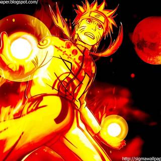 Naruto Kyūbi Mode wallpaper