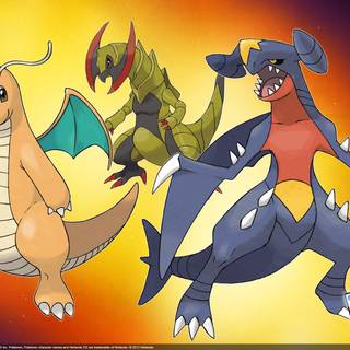Dragon-type Pokémon wallpaper
