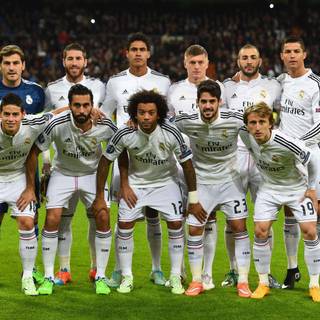 Real Madrid squad wallpaper