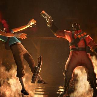 TF2 Pyro wallpaper