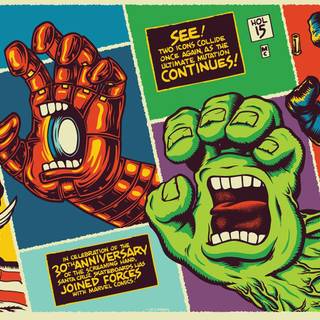 Screaming Hand wallpaper