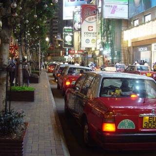 Hong Kong taxi wallpaper