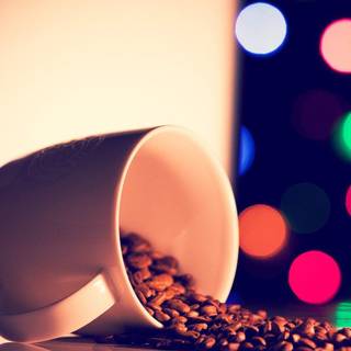 Coffee winter and books wallpaper