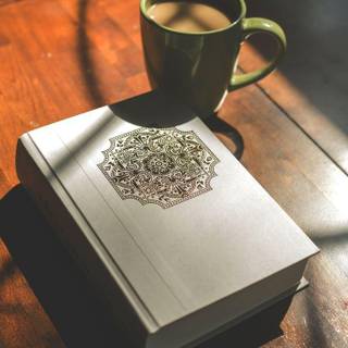 Coffee winter and books wallpaper