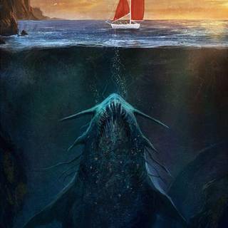 Sea monsters wallpaper