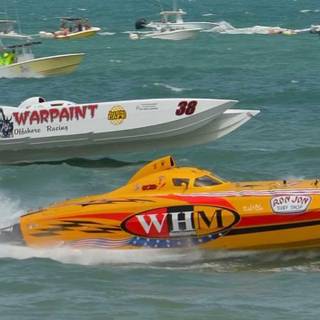Boat racing wallpaper