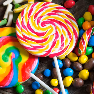 Candy lollipops wallpaper