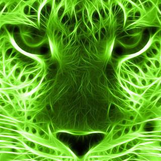 Neon animals wallpaper