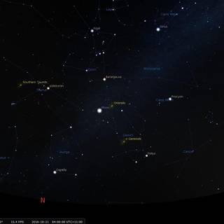  Orionid meteor shower wallpaper