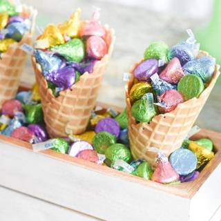 Ice cream waffle taco wallpaper