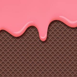Ice cream waffle taco wallpaper