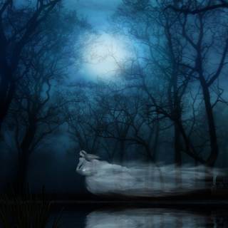 Halloween ghosts wallpaper