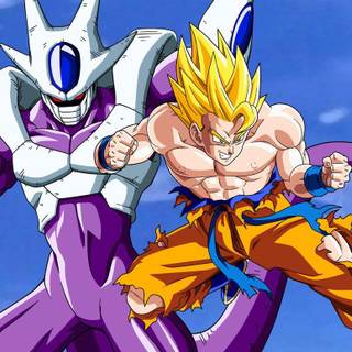 Goku fighting wallpaper