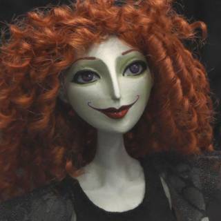 Scary doll wallpaper