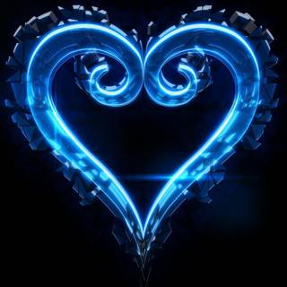 Black heart wallpaper