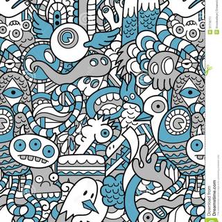 Hipster pattern wallpaper