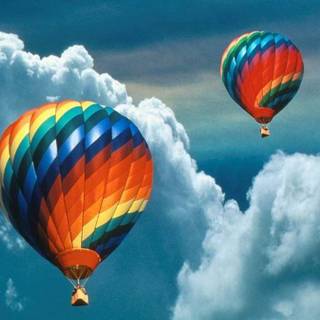 Air balloon wallpaper