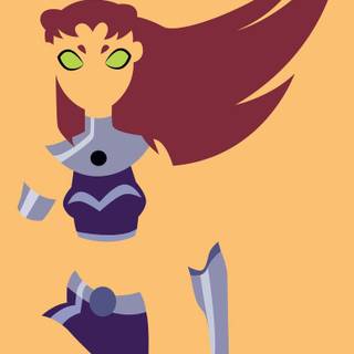 Starfire Teen Titans wallpaper