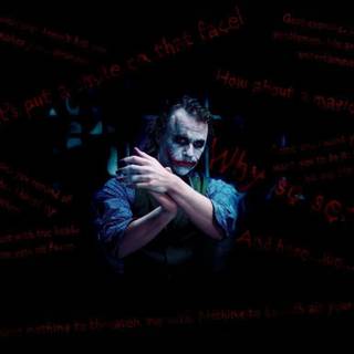 The Joker quotes wallpaper