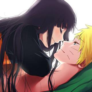 Naruto kissing Hinata wallpaper