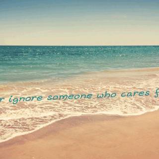 Beach quotes wallpaper