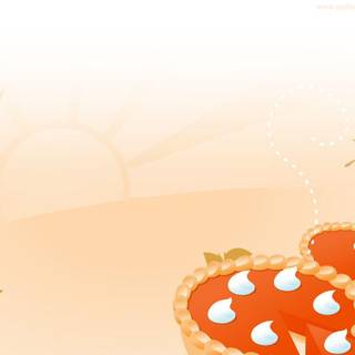 Thanksgiving Pumpkin Pie wallpaper