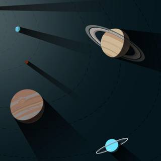 Venus and Jupiter wallpaper